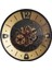 CRK-815 Premium Ahşap Ithal Dönen Çarklı Roma Rakamlı Duvar Saati 60 * 60 * 8 cm 1