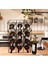 12 Li Metal Deri Viski Şarap Şampanya Içecek Standı Wine Rack Drink Standı 1