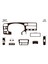 Toyota Rav 4 Konsol-Maun Kaplama 1994-2000 13 Parça 1