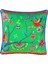 Yılbaşı Temalı Krem Kadife Kırlent Kılıfı 45 x 45 1
