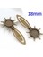 I1-06 Moda 2 Adet 18MM 20MM Iç Boyut Antik Gümüş Kaplama Bronz Siyah Basit Stil El Yapımı Kitap Ayracı Cabochon Tabanı Cameo Ayarı (Yurt Dışından) 1