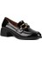 - Siyah Rugan Kadın Loafer 2