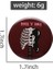 XZ8065 Rock N Roll Teneke Pin Punk Değil Ölü Sonsuza Kadar Zihinsel Kafa Bandı Broş 44MM Düğme Rozeti Punk Müzik Takı Hayranları Için Hediye (Yurt Dışından) 3