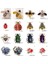 3.5 cm x 3 cm 26 Stilleri Hayvan Arı Uğur Böceği Karıncalar Kuş Salyangoz Broşlar Böcek Broş Pin Takı Ziyafet Yılbaşı Hediyeleri Aksesuarları Takı (Yurt Dışından) 2