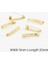 5X25MM Altın 10 Adet/grup 15 20 25 30 35 mm Broş Klip Taban Pimleri Emniyet Pimleri Broş Ayarları Boş Taban Diy Takı Yapımı Malzemeleri (Yurt Dışından) 1