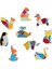 Penguen Moda Origami Vinç Tavşan Penguen Fil Kedi Kaz Balina At Broş Renkli Ekleme Hayvan Emaye Pimleri Rozetleri Takı (Yurt Dışından) 2