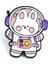 Stil-6 Astronot Spaceman Karikatür Küçük Hayvan Metal Emaye Broş Retro Moda Sevimli Tavşan Koyun Domuz Penguen Rozeti Pin Takı Hediye (Yurt Dışından) 1