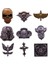 15 Korkunç Retro Kafatası Yaka Pin Özgünlük Metal Broş Koleksiyonu Denim Ceket Sırt Çantası Rozeti Dekorasyon Verilen Arkadaşlar Hediyeler (Yurt Dışından) 2