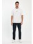 Erkek Bisiklet Yaka Eteği Yakası Garnili Rodi Jeans Yazılı Bisiklet Yaka Oversize T-Shirt 5