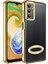 Galaxy A05S Kılıf Kamera Korumalı Logo Gösteren Zore Omega Kapak-Gold 1