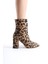 Gloria Leopar Kadın Topuklu Bot 4