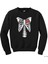 Kırık Kalpli Iskelet Siyah Sweatshirt 1