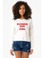 Rose Number One Girl Ekru Ekstra Uzunkol Sweatshirt 1