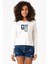 Gen V Godolkin University Abbreviation Ekstra Uzunkol Sweatshirt Ekru 1