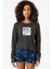 Babymonster Forever Füme Ekstra Uzunkol Sweatshirt 1