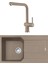 Ubg 611-86 Oyster Eviye ve Active Plus Doccia 2.0 Oyster Spiralli Armatür Seti 1