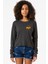 Big Bang Theory Bang Logo Füme Ekstra Uzunkol Sweatshirt 1