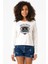 Hocus Pocus University Ekstra Uzunkol Sweatshirt Ekru 1