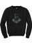 Batman Head Siyah Sweatshirt 1