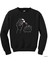 Bad Girl Middle Finger Siyah Sweatshirt 1