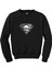 Superman Logo Siyah Sweatshirt 1