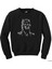 Batman Splash Face Siyah Sweatshirt 1