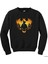 Batman And Joker Drawing Siyah Sweatshirt 1