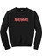 Iron Maiden Red Text Siyah Sweatshirt 1