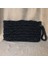 El Örgüsü Makrome Ip Siyah Clutch Çanta 2