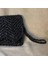 El Örgüsü Rafya Ip Siyah Clutch Çanta 3
