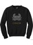 Yengeç Burç Retro Siyah Sweatshirt 1