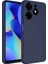 Infinix Hot 40I Kılıf Mara Lansman Silikon Mat Soft Kamera Korumalı Lacivert 1