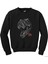 Jurassic Park Rex Siyah Sweatshirt 1