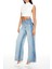 F21 Yüksek Bel Wide Leg Jean Pantolon 5