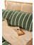 Mylasahome Pamuk Stripy Dreams Premium Nevresim Takımı Çift Kişilik 200 x 220 cm Yeşil 3
