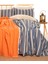 Mylasahome Pamuk Stripy Dreams Premium Nevresim Takımı Çift Kişilik 200 x 220 cm Yeşil 1