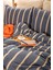 Mylasahome Pamuk Stripy Dreams Premium Nevresim Takımı Çift Kişilik 200 x 220 cm Yeşil 3