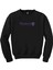 Western University Purple Logo Siyah Sweatshirt 1