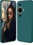 Huawei Nova 11 Pro Kılıf Mara Lansman Silikon Mat Soft Kamera Korumalı Yeşil 2