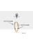Pırlantalı Halka Piercing Küpe, 12 mm , 1.2 Mm, 14K Sarı-Beyaz-Kırmızı Altın | LE00001D 3