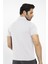 Waffle - Erkek Beyaz Polo Yaka Spor T-Shirt - 7129-08 3