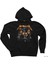 Metallica Lars Dum Siyah Kapşonlu Sweatshirt Hoodie 1
