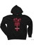 Marilyn Manson Siyah Kapşonlu Sweatshirt Hoodie 1