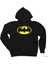 Batman Siyah Kapşonlu Sweatshirt Hoodie 1