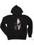 Spartan Helmet Gri Siyah Kapşonlu Sweatshirt Hoodie 1