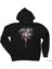 Iron Man Digital Siyah Kapşonlu Sweatshirt Hoodie 1