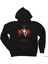 Batman Arkham City Siyah Kapşonlu Sweatshirt Hoodie 1