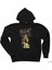 Bob Marley Rise Up Siyah Kapşonlu Sweatshirt Hoodie 1