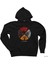Game Of Thrones Sigil Sheild Siyah Kapşonlu Sweatshirt Hoodie 1