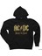 Ac Dc Rock Or Bust Siyah Kapşonlu Sweatshirt Hoodie 1